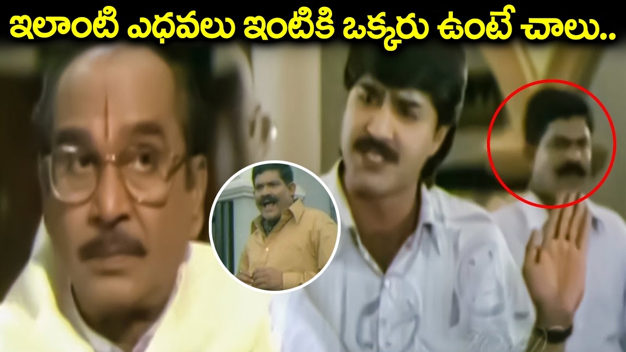 ఇలాంటి ఎధవలు ఇంటికి ఒక్కరు ఉంటే చాలు..| Srikanth | ANR | Tanikella Bharani | Pandaga Movie Scenes