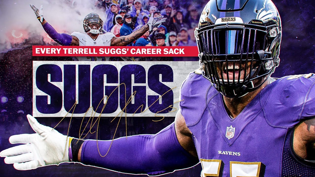 Terrell Suggs Career Sacks Compilation | Baltimore Ravens