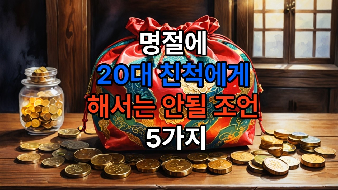 명절에 20대 친척에게 해서는 안될 조언 5가지 #명절 #설날 #조언 #세대공감