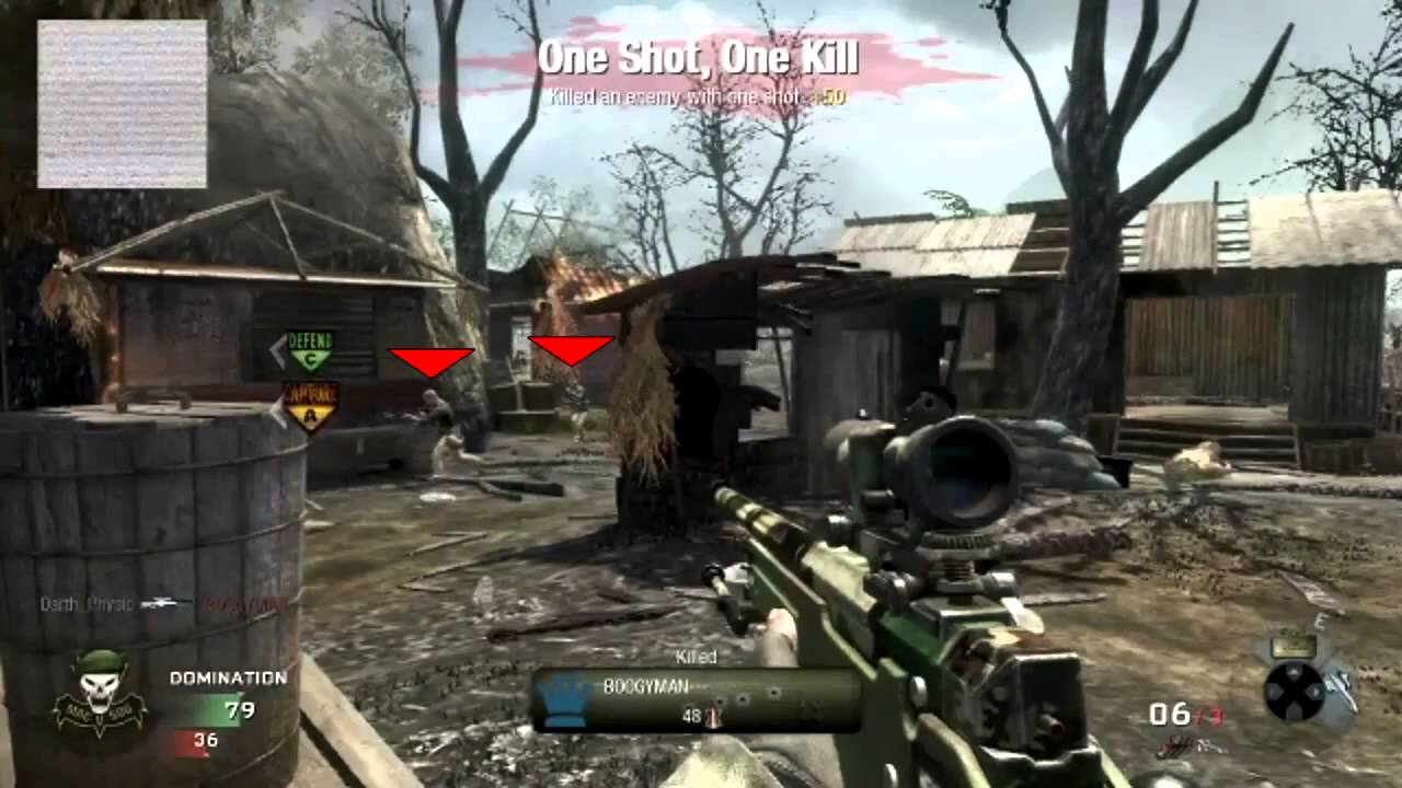 Sniper Tutorial - L96A1 (How to Snipe in Black Ops)
