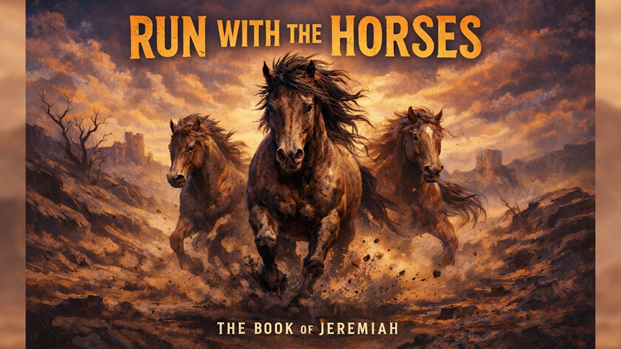 Series Title: Run With The Horses.Sermon Title: Help to Persevere (Jeremiah 12)