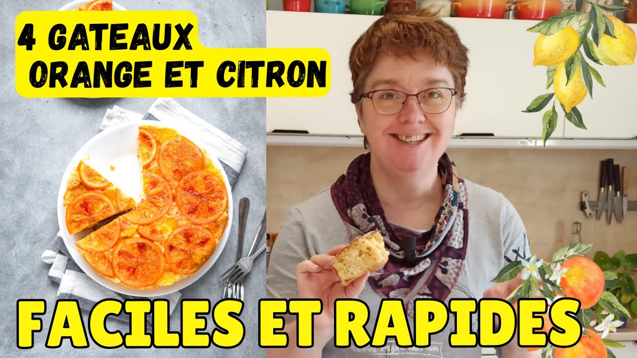 🍊 🍋mes MEILLEURES RECETTES avec des ORANGES  🍊 ou du CITRON 🍋 