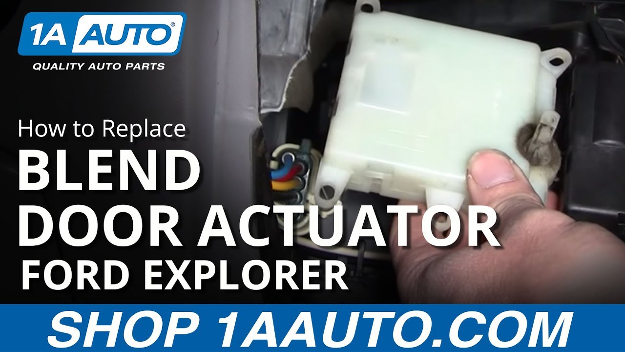 How to Replace Temperature Blend Door Actuator 95-02 Ford Explorer