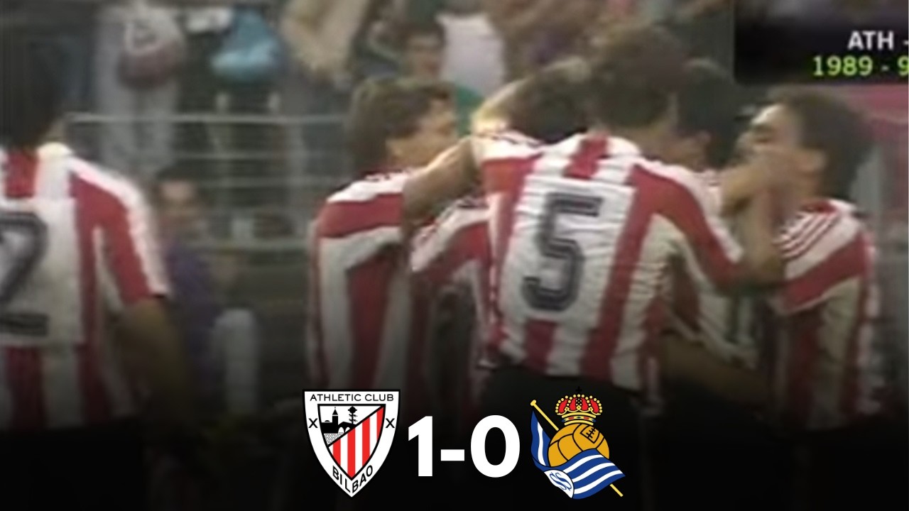 Athletic Club 1-0 Real Sociedad | Liga 1989-1990 | Resumen - Highlights