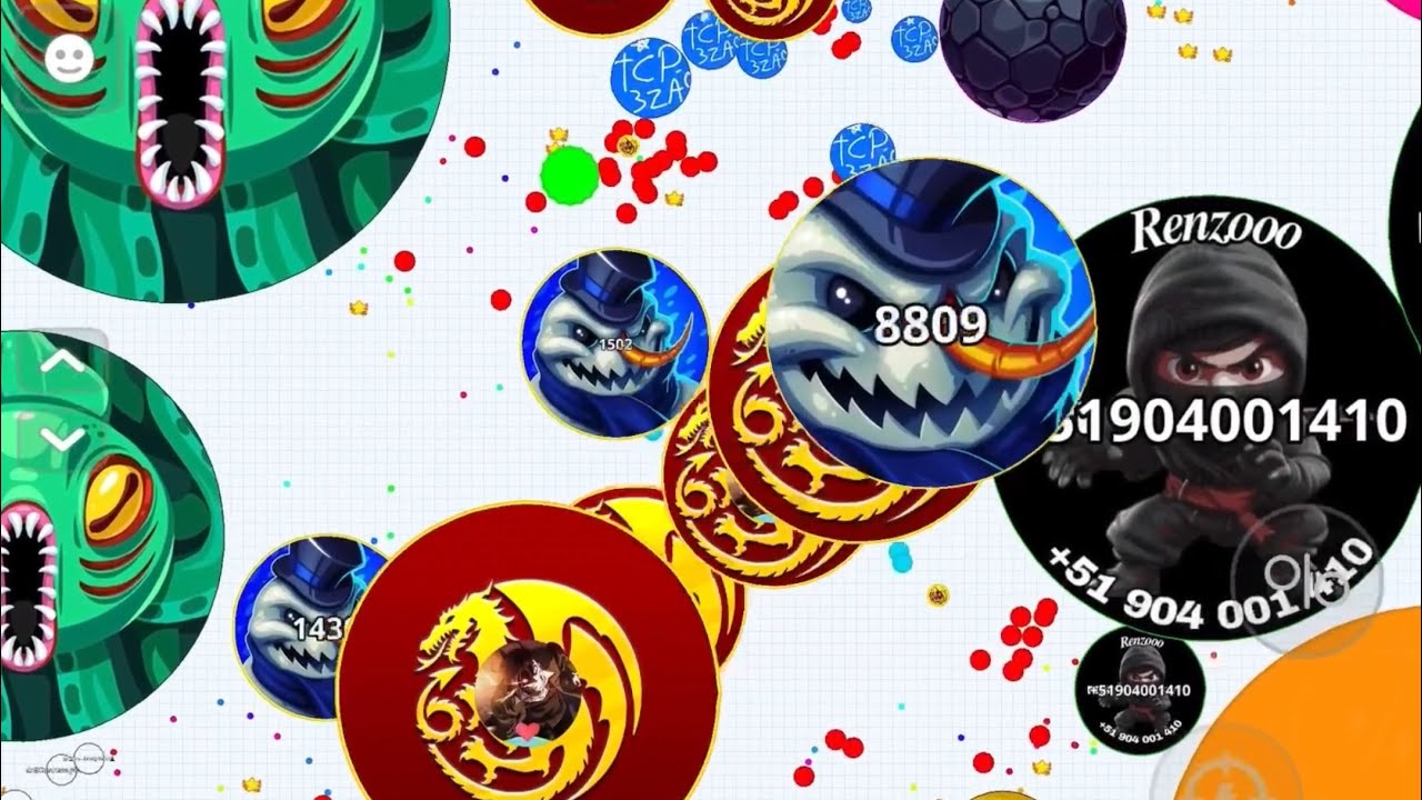 BURST MODE 😼 (AGAR.IO MOBILE) 