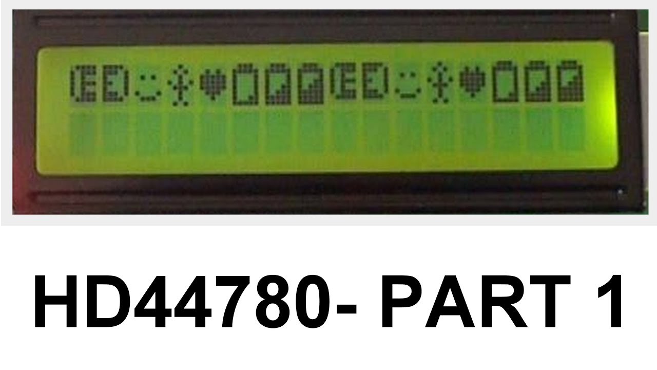 Character LCD controller HD44780 in detail_PART_1