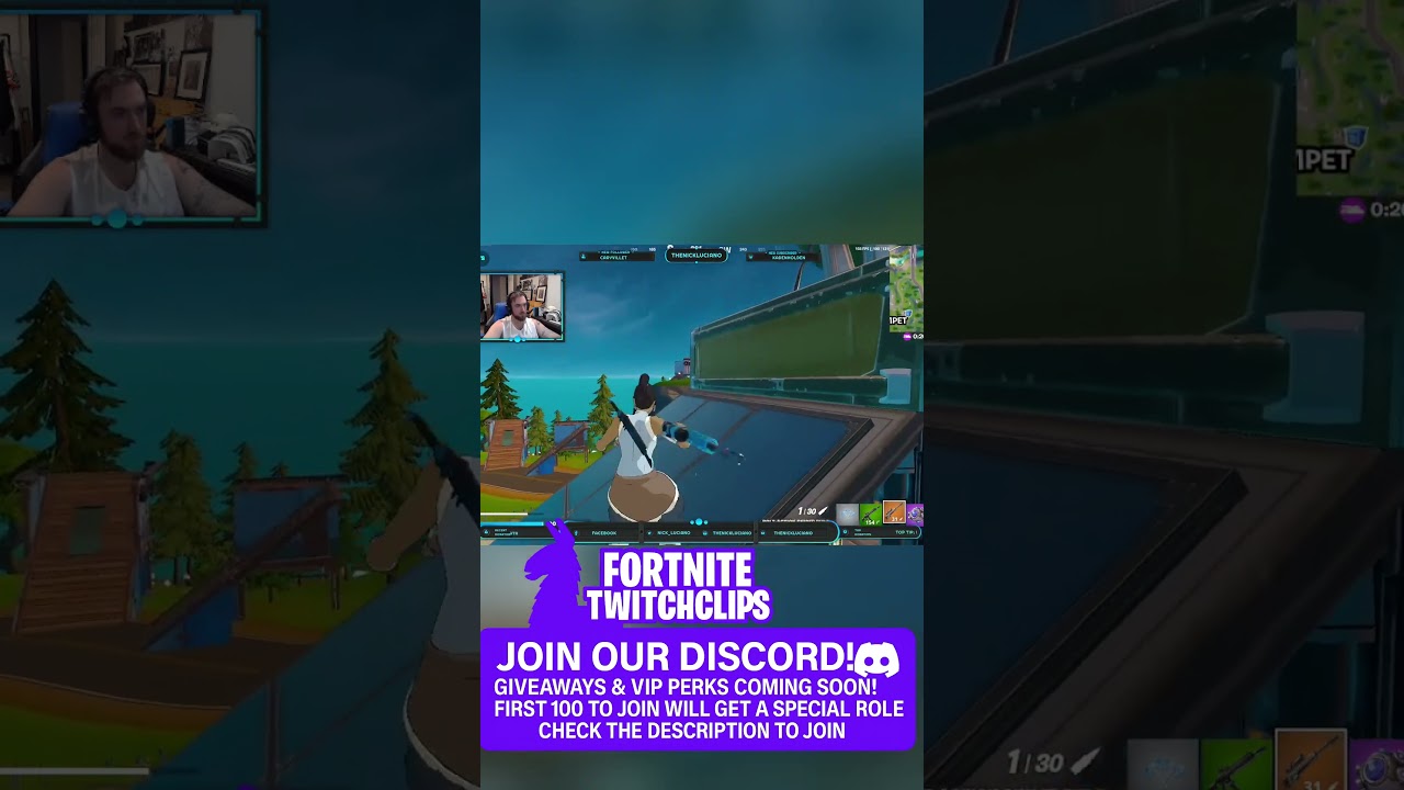 Insane 500m Fortnite Sniper Clutch by 