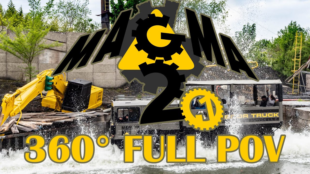 MAGMA 2.1 -  360° FULL POV On-Ride | Movieland | Insta360 x5