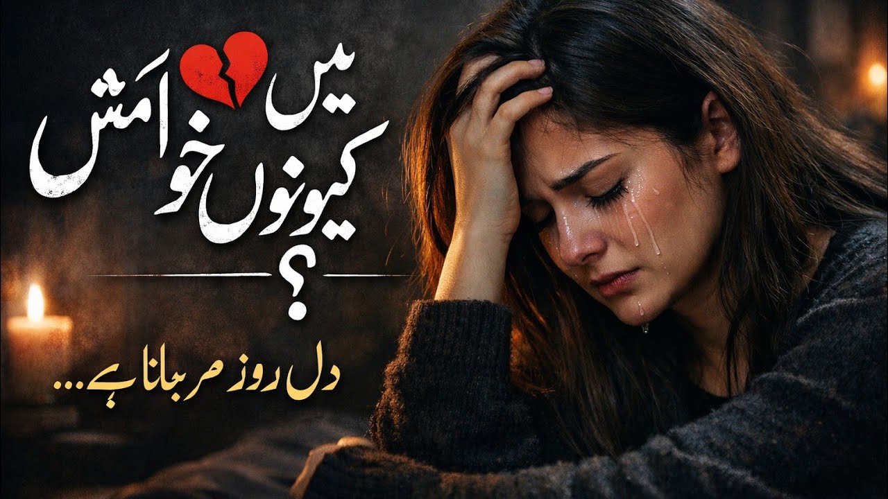 “میں خاموش کیوں ہوں 💔 | Most Heart Touching Female Sad Song | AI Son