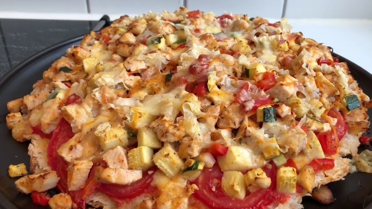 Flizza Rezept by Arne Derricks mit dem Nicer Dicer von Genius