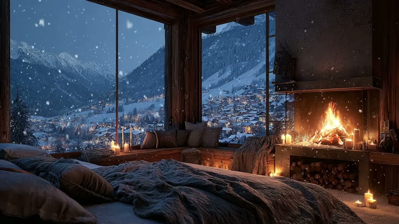 Firelight & Breeze 🌬️🔥 | Gentle Focus & Sleep Ambience
