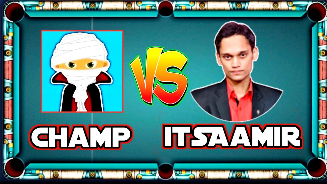 Champ Vs ItsAamir Kewl | Magical trick & Kiss shots - 8 ball pool