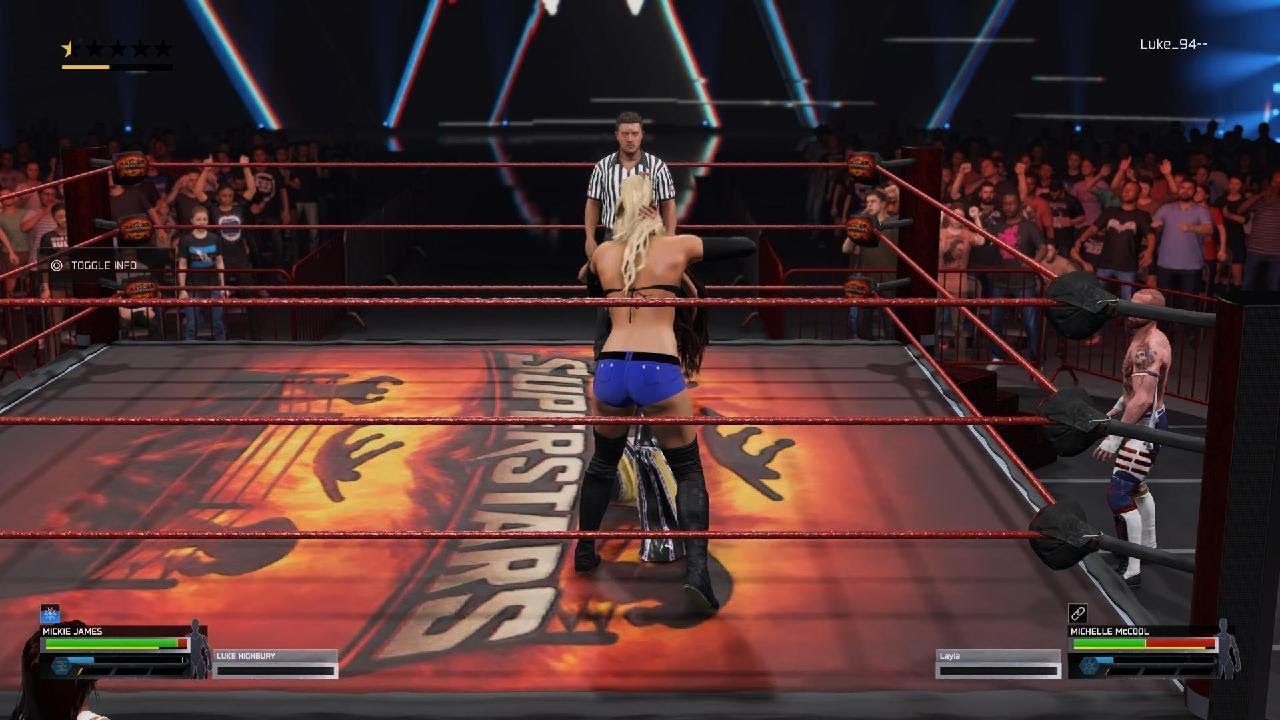 Mickie James vs Michelle Mccool  last women standing LCW Superstars