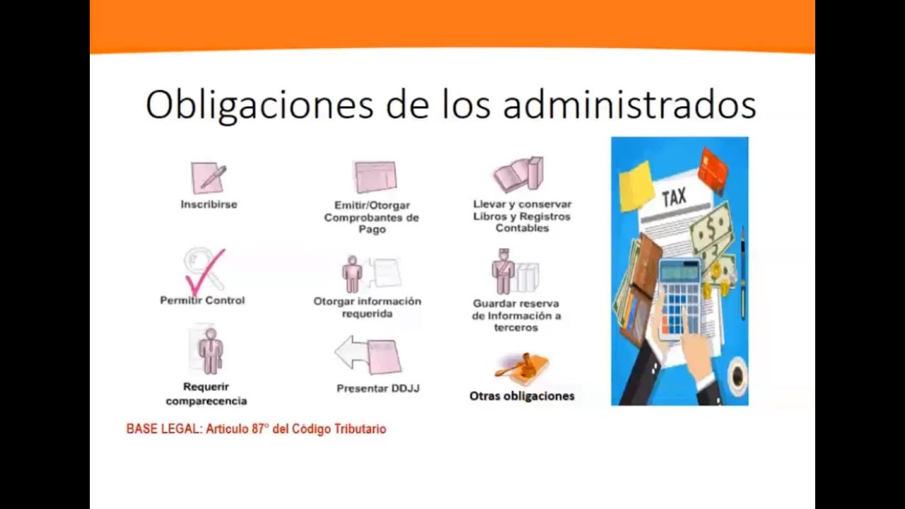 Tributación/Auditoria Tributaria Clase 7: Obligaciones formales y sustanciales