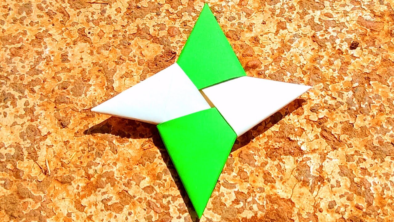 Origami Ninja Star Making (Paper Shuriken)