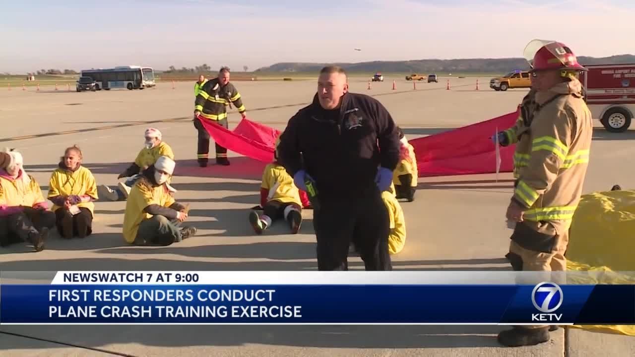 First Responders conduct plane crash training exercise