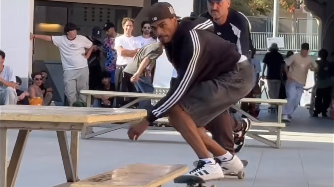 Adidas Skate Jam In Barcelona. Tyshawn Jones, Kevin White, Magnus Bordewick