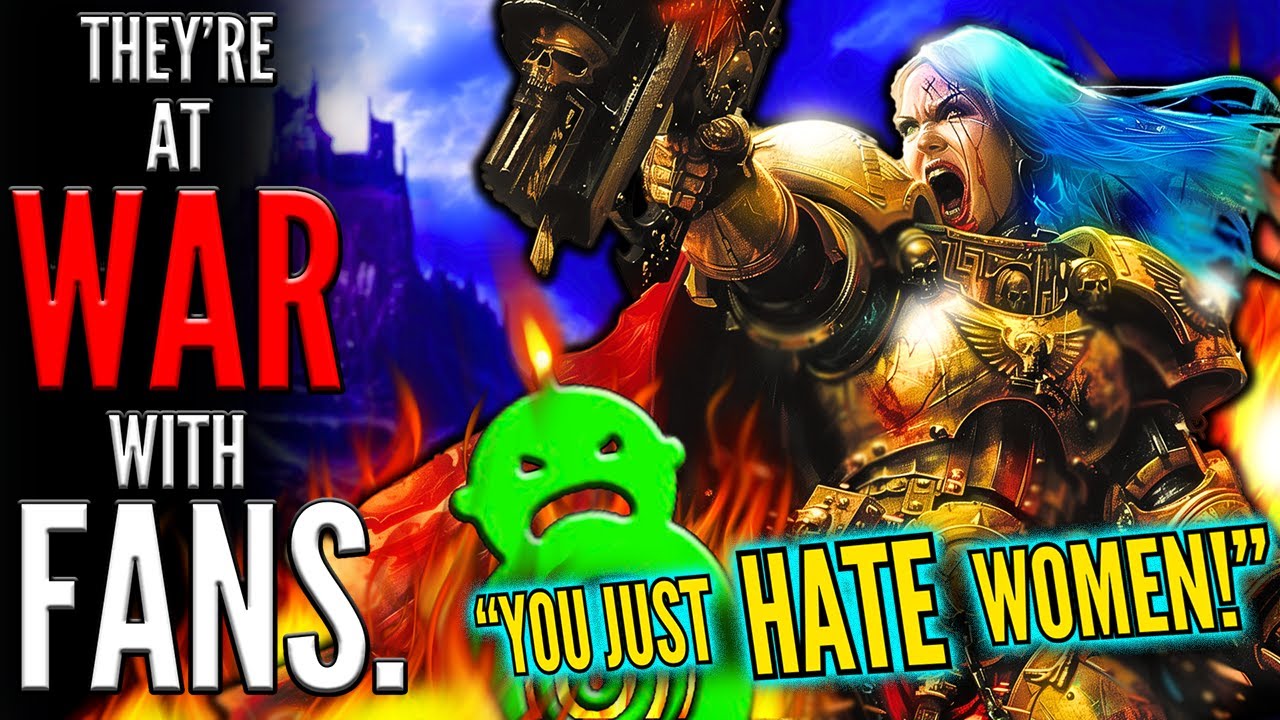 Warhammer 40K DOUBLES DOWN On RETCON As The Media ATTACKS FANS For Games Workshop! AMAZON To Blame?