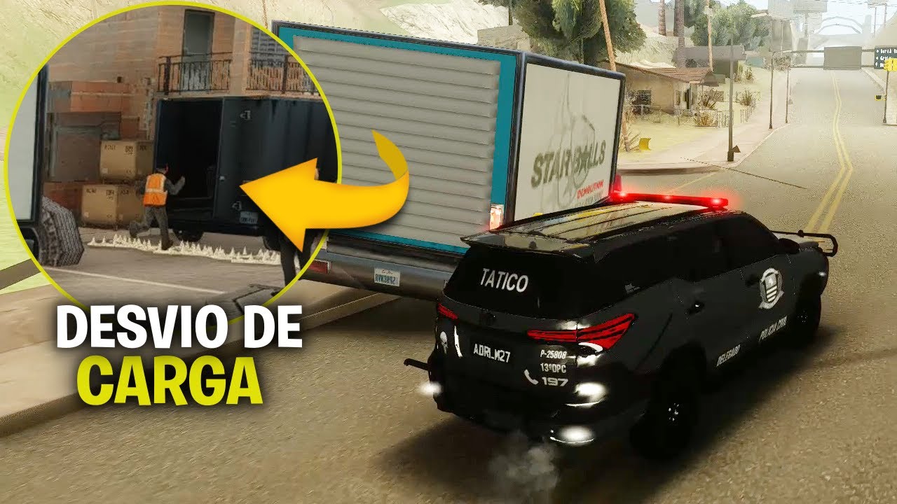 GTA MTA | OPERAÇÃO DA POLICIA CIVIL CONTRA DESVIO DE CARGA