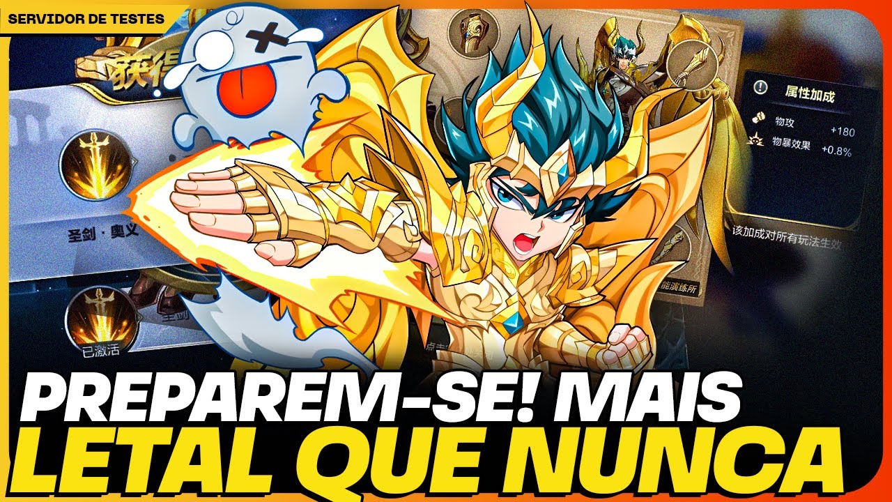 ♑🔥 SE PREPAREM, POIS ELE ESTÁ MAIS LETAL DO QUE NUNCA - REPARO SHURA DIVINO - SERVIDOR DE TESTES 🔥♑