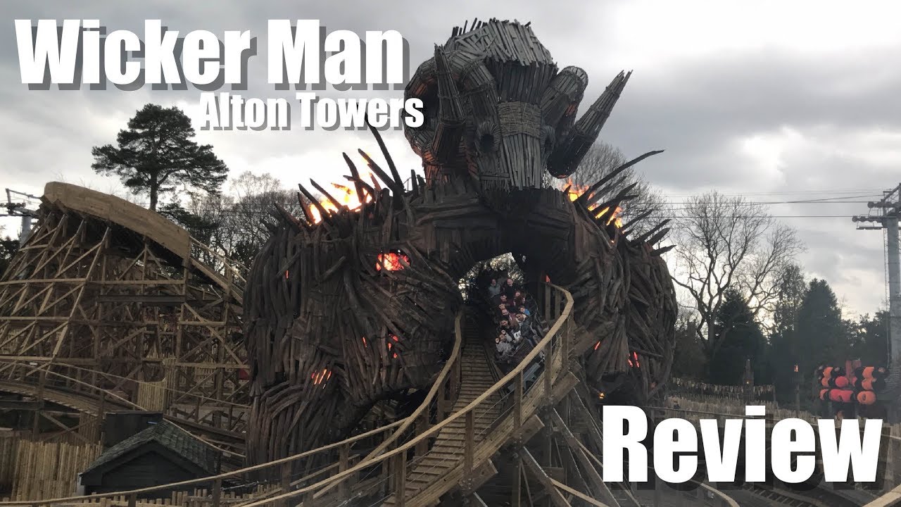 [Review] Wicker Man | Alton Towers | GCI Holzachterbahn | 2018