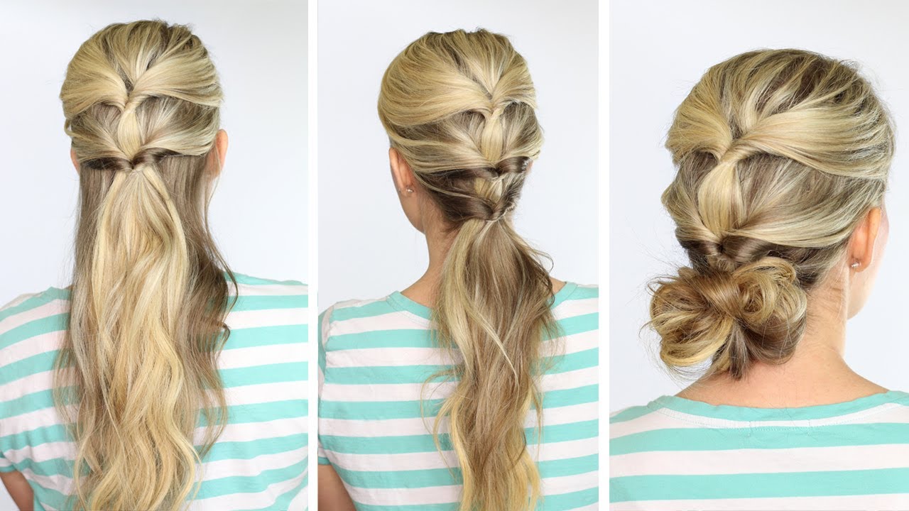 3 Summer Hairstyles | topsytail styles