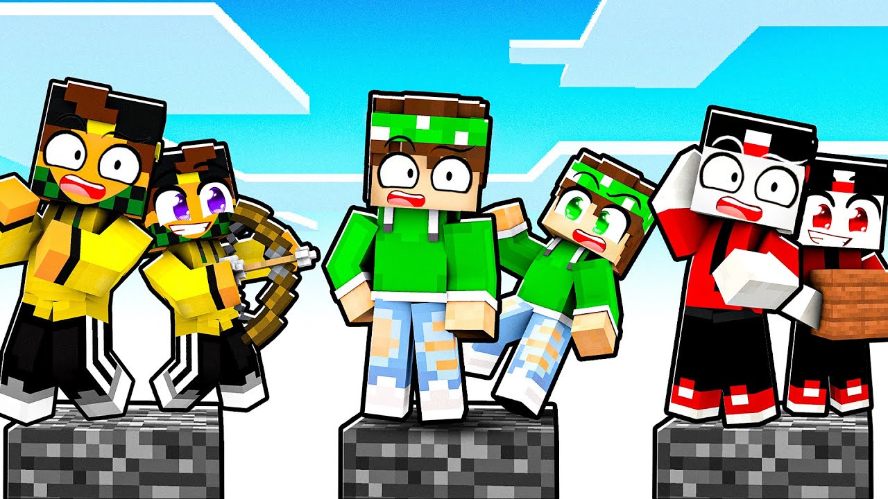SOPRAVVIVI AL MULTIVERSO su UN PILASTRO DI BEDROCK in MINECRAFT!