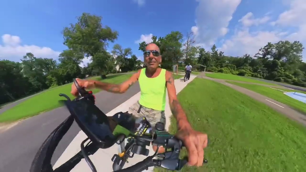FOHOLO F15 electric scooter 🏁 ￼Tucker rd trail￼ to National Harbor 🌞