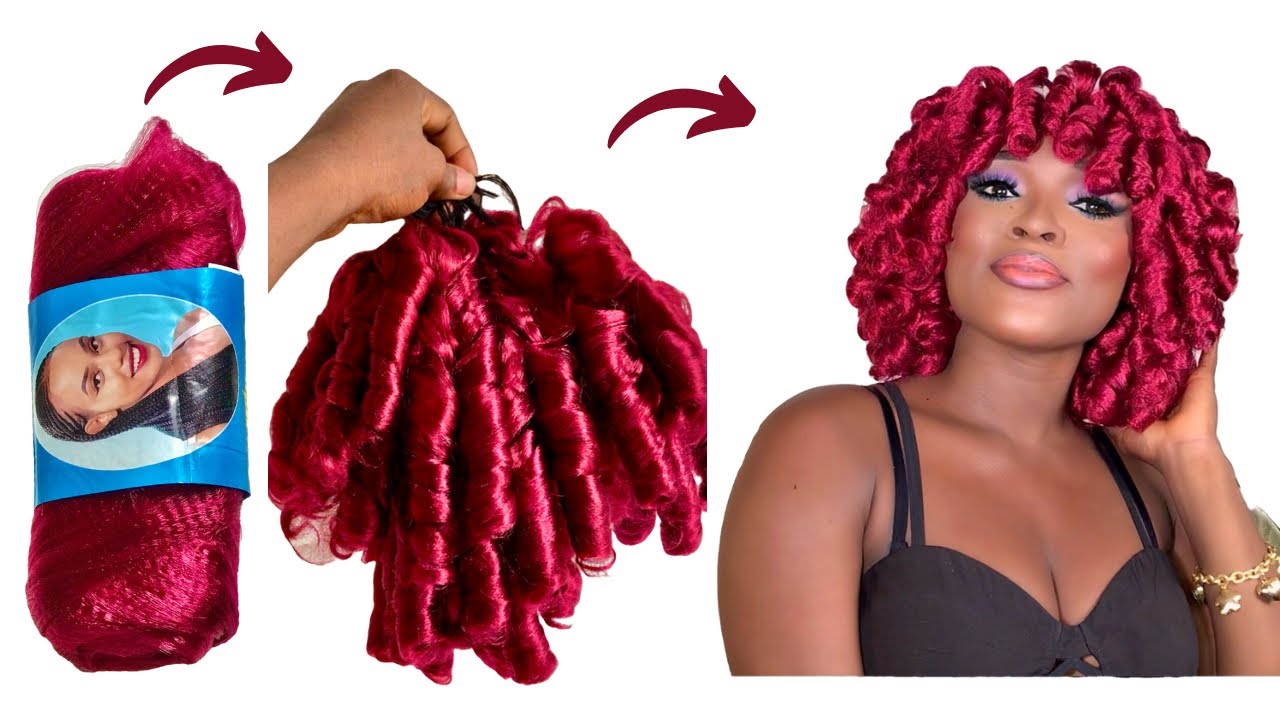 Wow 😳 Brazilian wool did this! Spiral bouncy curls with Brazilian wool. Viral Bomb 💣