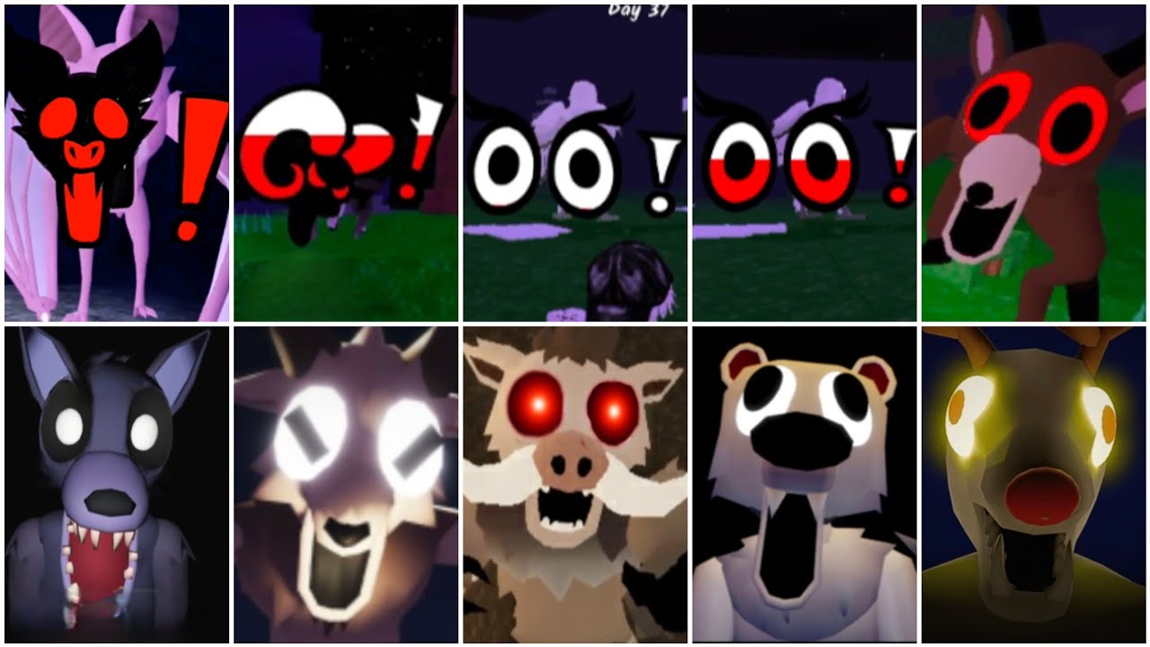 [Competition] Roblox 99 Nights In The Forest Deer Vs 99 nights in The Wild West! Epic all Jumpscares