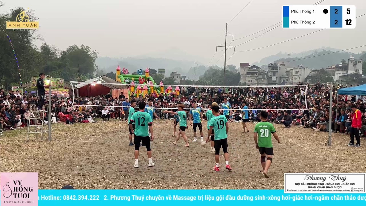 Trực tiếp:// Giải bóng chuyền nam xã Phủ Thông Mở Rộng năm 2026