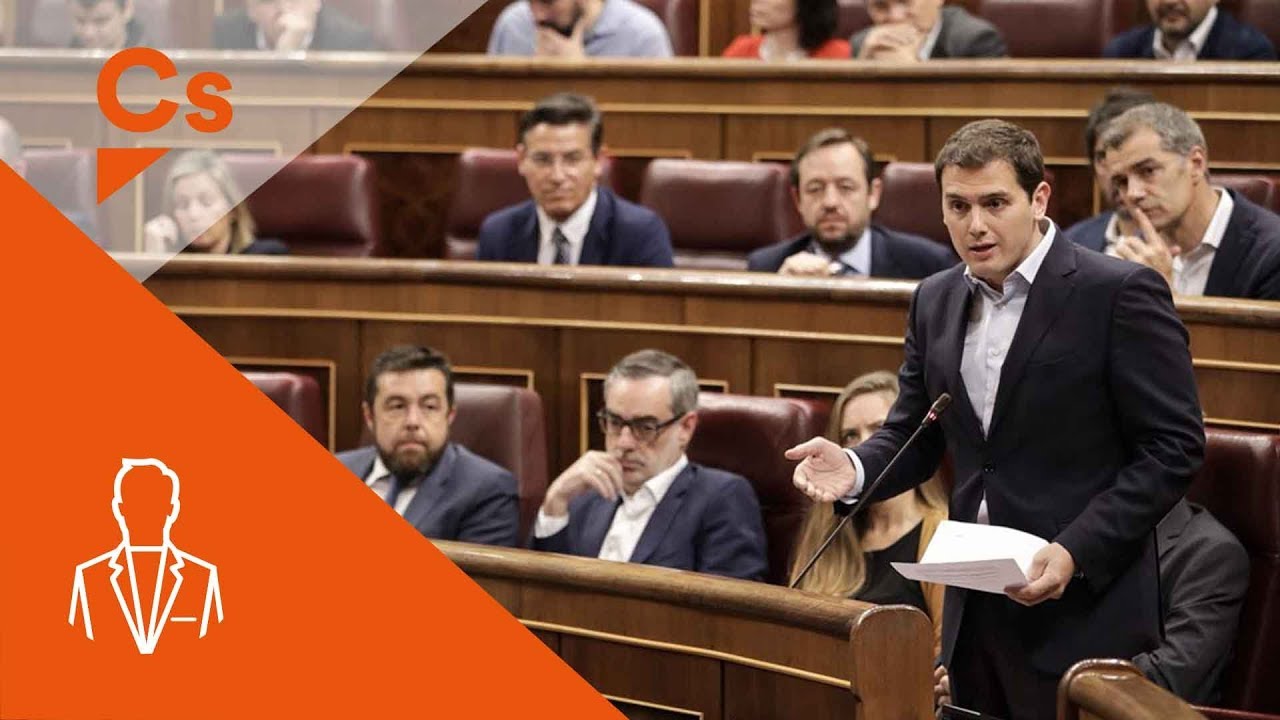 Albert Rivera. Pregunta en el Pleno sobre la actuación del Gobierno en Cataluña