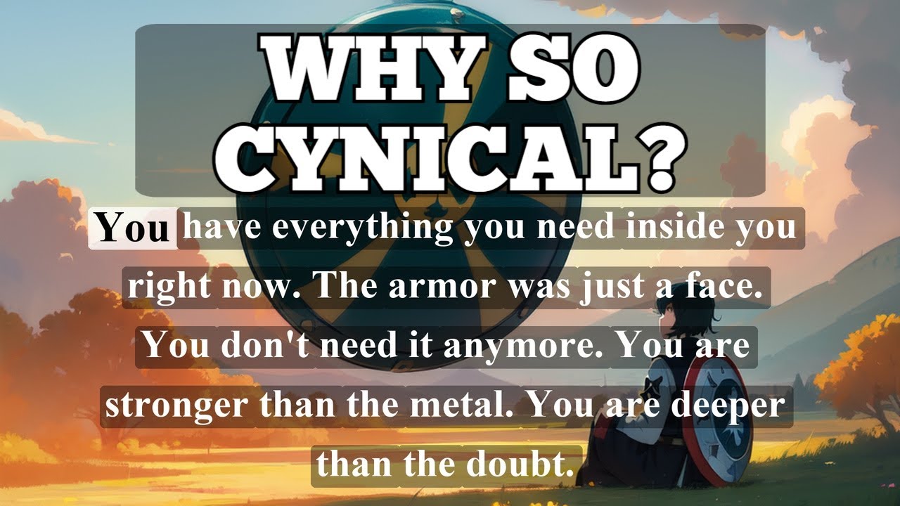The Hidden Secret of Cynical People: What They Are Truly Looking For | The Truth About Cynicism