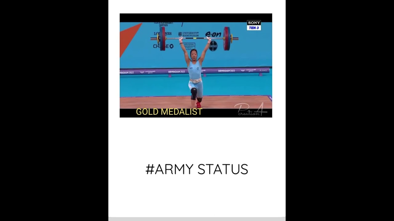 MEERABAI WINS GOLD MEDAL!!#merrabai #army #armylove #ncc #fauji