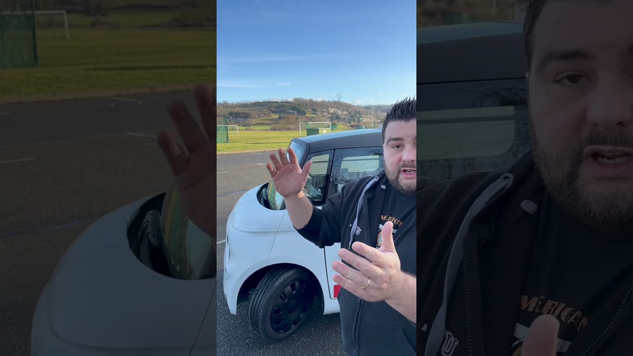 Je teste une voiturette 100% &eacute;lectrique : la @Fiat  topolino #VoitureElectrique #Permis #Jeunes