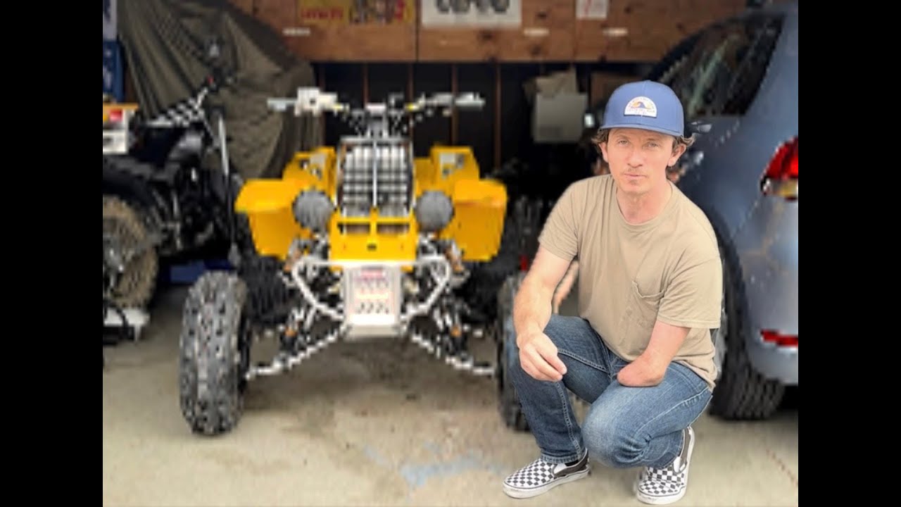 Установка бампера Roll Design на мой Yamaha Banshee