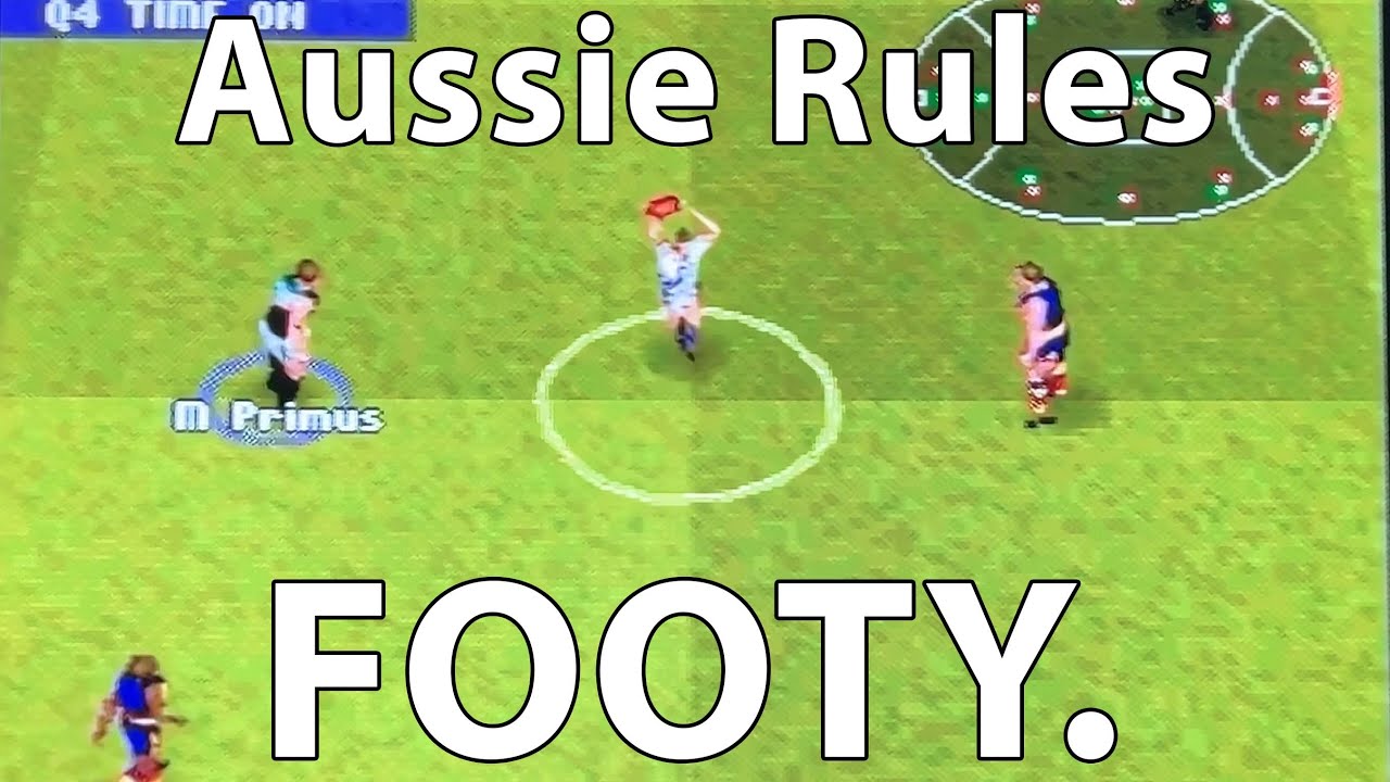 Aussie rules football. But it's on PS1.