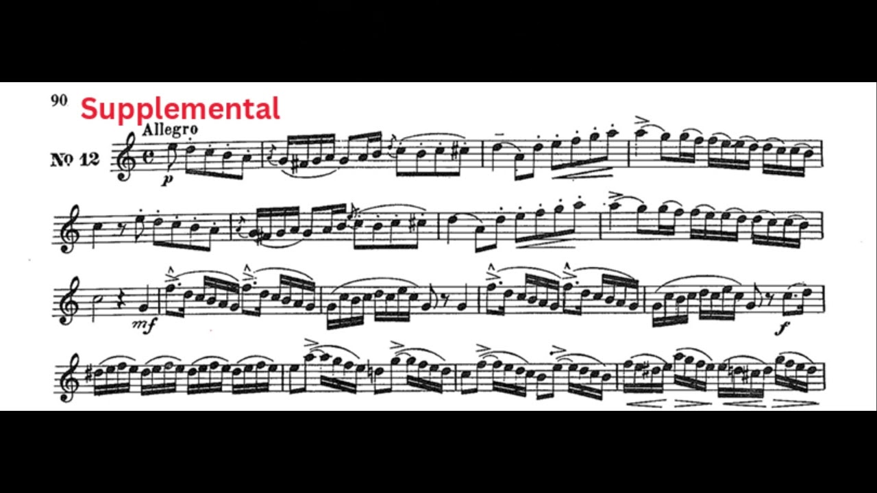 Flower Mound High School Band Fall 2024 Audition (Supplementary Etude) *Day 6*