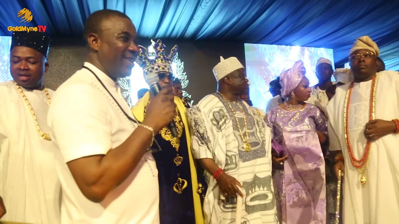 OBA SAHEED ELEGUSHI, OLIWO OF IWO, OBA MUFTAU OLOYEDE AT THE 1ST YEAR ANN OF  OBA OMOGBILAHAN LAWAL
