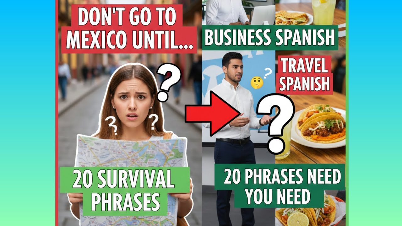 20 Essential Phrases You NEED to Survive Your First Week in Mexico 🇲🇽