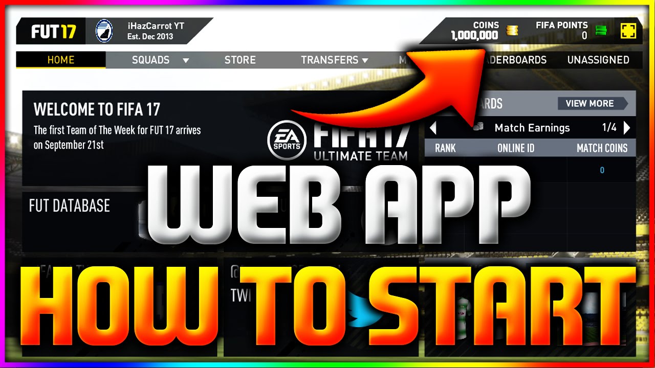 FIFA 17 | HOW TO START ON THE WEB APP - WEB APP TRADING (FIFA 17 - HOW TO MAKE YOUR FIRST COINS)