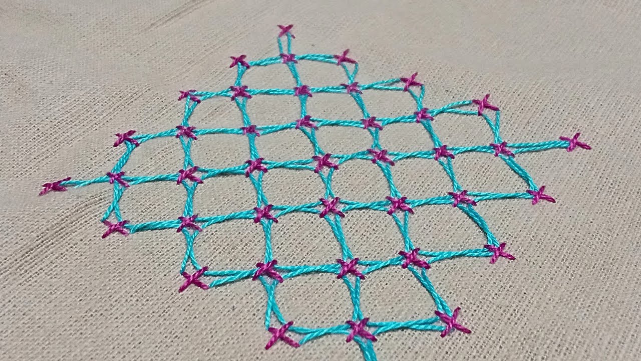 Hand Embroidery: Decorative Mesh