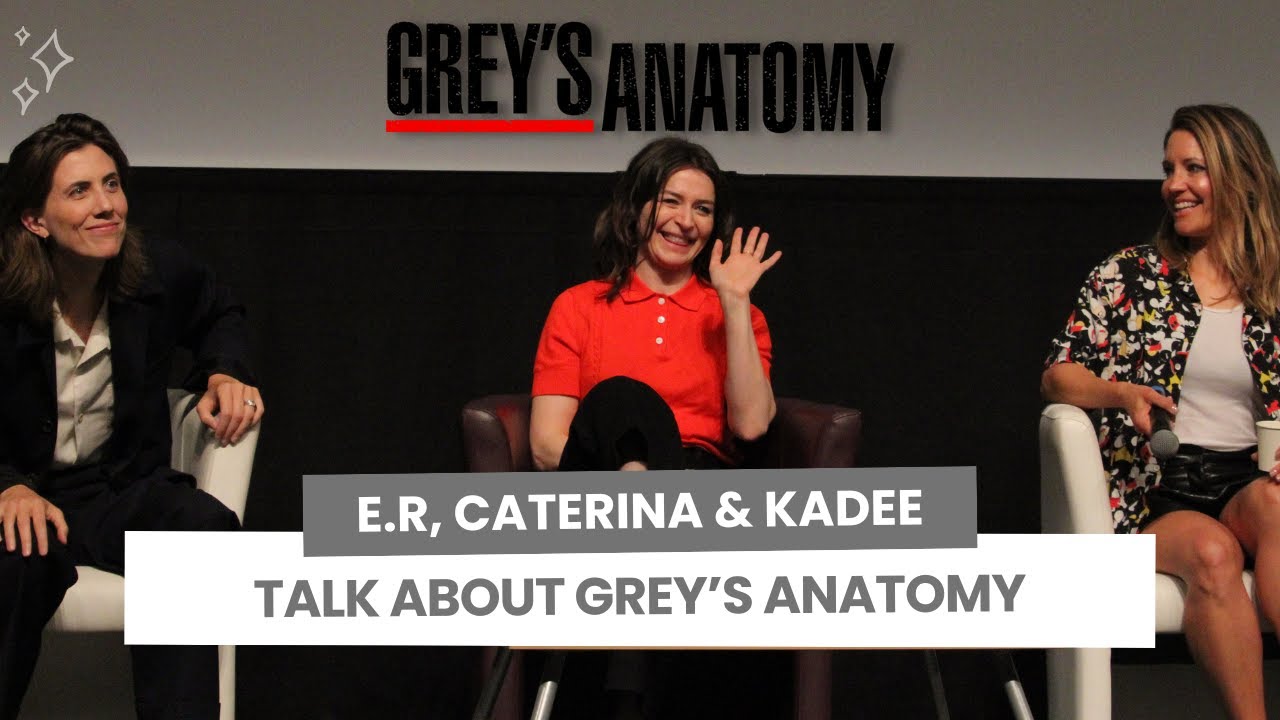 Caterina Scorsone, E.R Fightmaster & KaDee Strickland talk about their favorite scenes in Grey's