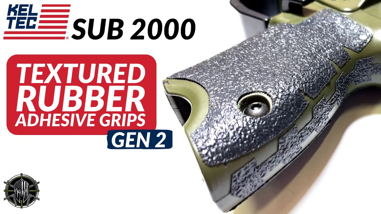 KEL-TEC SUB-2000 Rubber Adhesive Grips – Installation & Overview | SUB-2000 Gen 2 Accessories