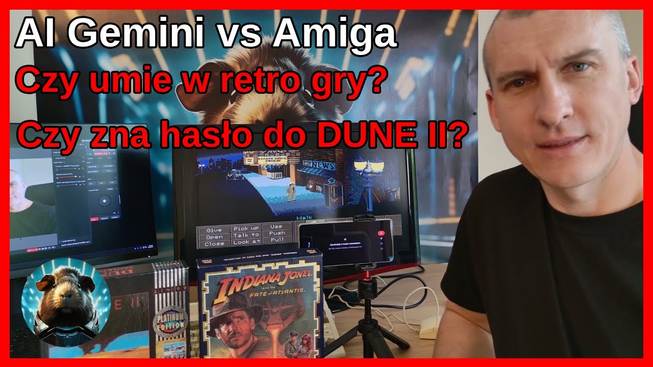AI Gemini vs DUNE II i Indiana Jones and the FATE of ATLANTIS na Amigę