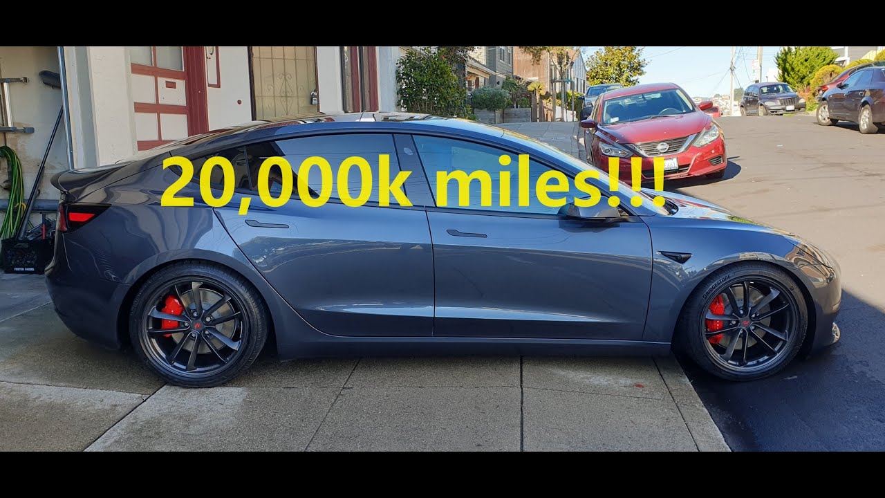 Ohlins coilovers - Tesla Model 3 after 20,000 miles (Review)