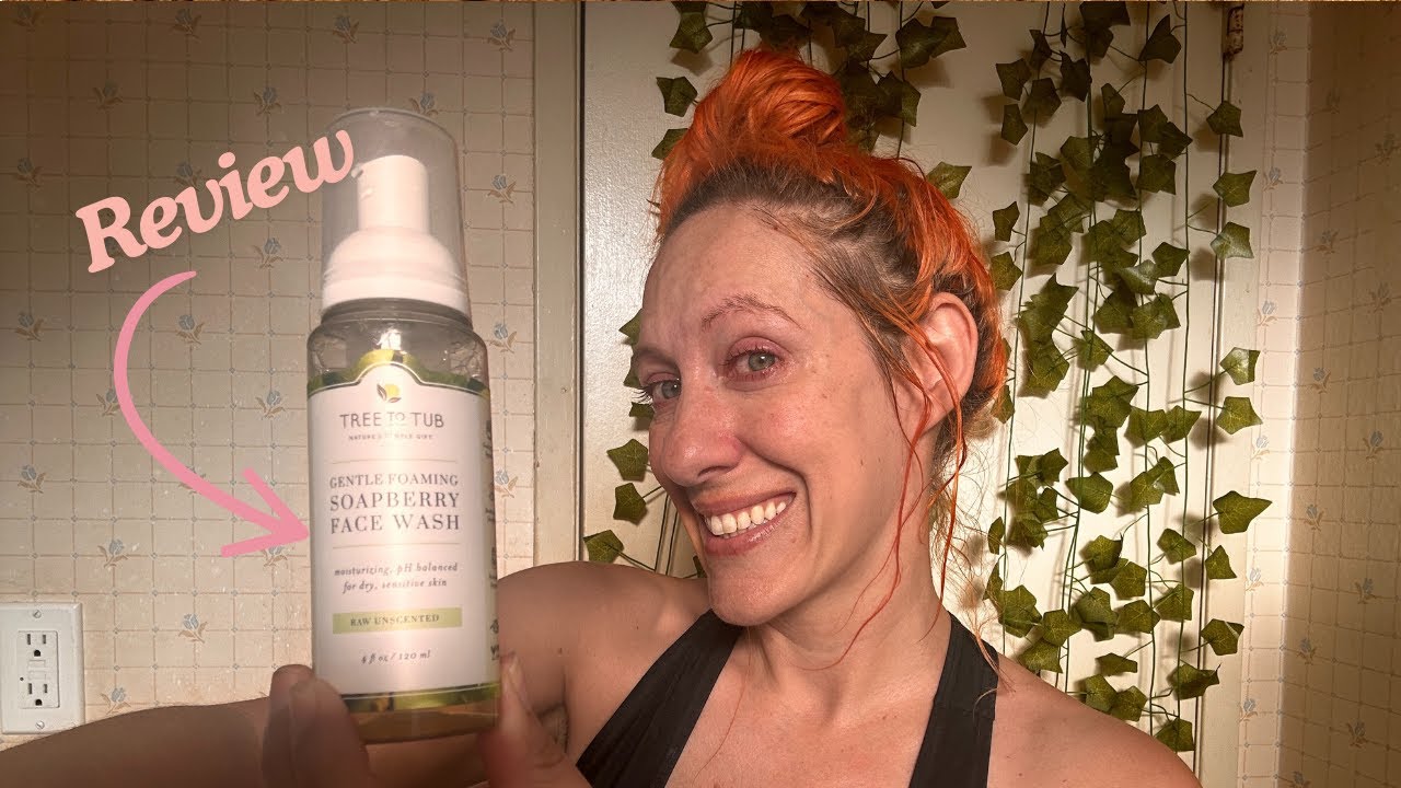 My Honest Review of Tree to Tub Soapberry Face Cleanser | Sensitive Skin Test + Demo