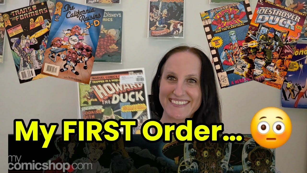My FIRST Order&hellip; 😳 from mycomicshop.What Did I Get? #marvel #howardtheduck #transformers #80s #tv #3d