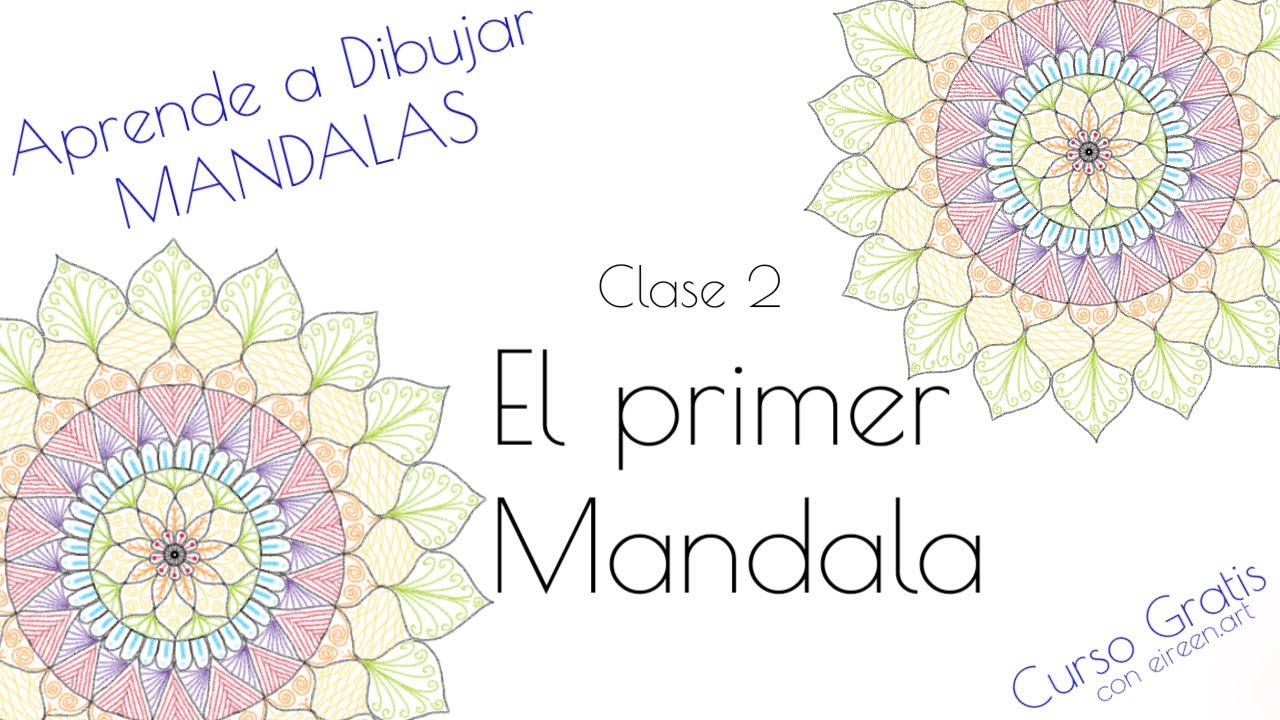 Cómo DIBUJAR un MANDALA FÁCIL paso a paso ✍️| Clase 2 del Curso Gratis