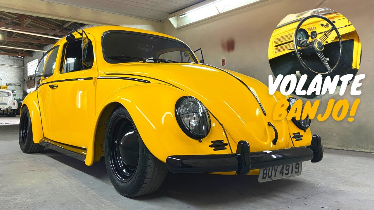 FAROL DE TWISTER E RETROVISOR DE MOTO! FUSCA 1968 AMARELO